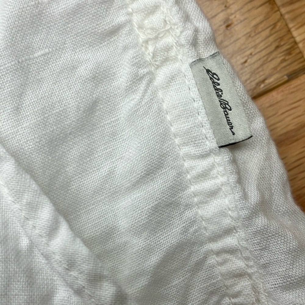 Eddie Bauer Sleeveless Flowy tank linen white  Dress 2XL - Picture 5 of 7